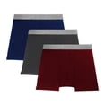 thumbnail image 1 of Bóxer Zaga para Hombre, Largo 3 Piezas Multicolor Talla G, 1 of 3