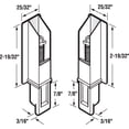 thumbnail image 4 of Prime Line Produits Guide de Porte Inférieure N6559, 4 of 4