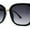 Black Silver Smoke, variant on Iconic Metal Bridge Large Cat Eye Plastic Chic Fashion Sunglasses Black Gold