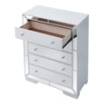 thumbnail image 4 of Glory Furniture Hollywood Hills 5-Drawers Bedroom Chest in White, 4 of 6