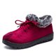 thumbnail image 3 of Zapatos planos informales para mujer, botas de nieve de terciopelo, zapatos para mamá, zapatos de invierno para mujer, botas de invierno para mujer, zapatos suaves para mujer, 3 of 5