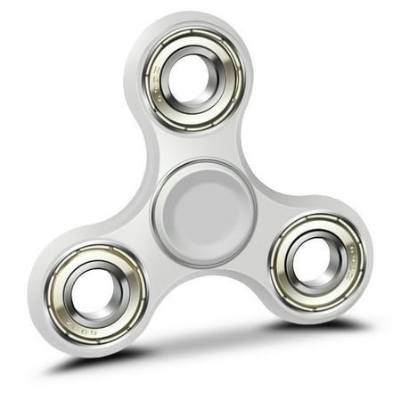 Fidget Spinner Toy Stress Reducer Tri-Spinner Fidget, Hand Spinner Toy by Ixir. EDC Focus Toy with Hybrid Ceramic Bearing Ultra Durable Non-3D printed. Best Stress