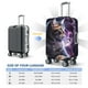 thumbnail image 4 of Balery Purple Moon Cat Funda de equipaje, fundas para maletas, elástica, lavable, protector de maletas, compatible con maletas de 18 a 32 pulgadas-Large, 4 of 7