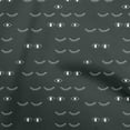 thumbnail image 1 of oneOone Polyester Spandex Dark Gray Fabric Eye Print Sewing Craft Projects Fabric Prints By Yard 56 Inch Wide, 1 of 4
