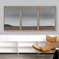 thumbnail image 3 of IDEA4WALL Framed Canvas Print Wall Art Set Pastel Watercolor Minimal Stormy Landscape Nature Abstract Modern Art Contemporary Decorative for Living Room, Bedroom, Office - 16"x24"x3 Natural, 3 of 5