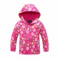 thumbnail image 3 of Girls Boys Rain Jackets for Kids Toddler Lightweight Waterproof Raincoats Hooded Rushing Jacket Sports Windbreakers Sizes 3-12T, 3 of 9
