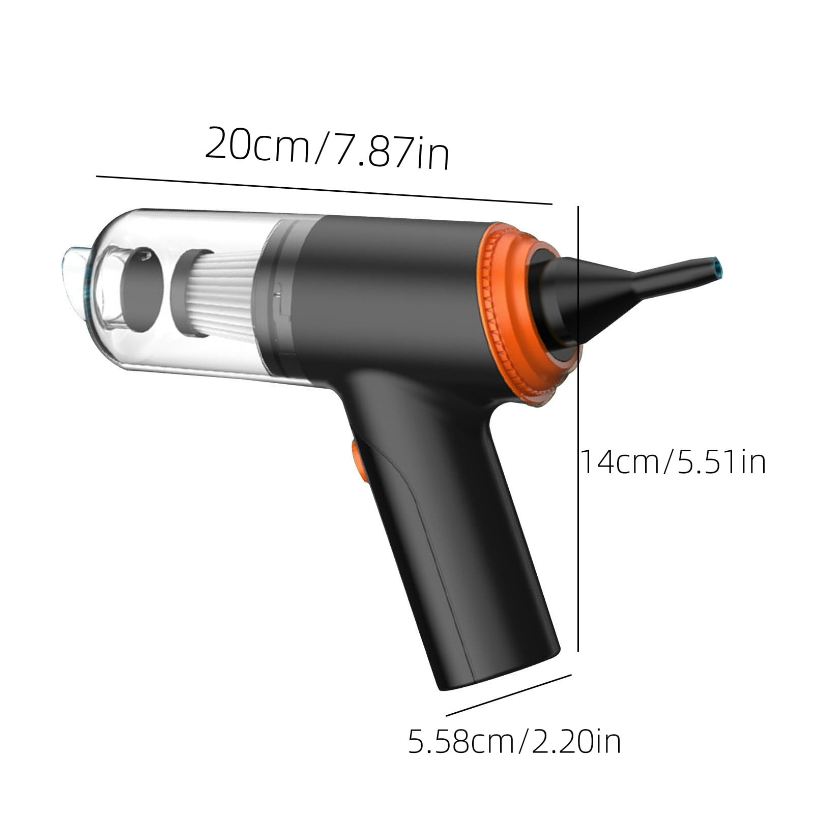 Vacuum for Car Vacuum Car Auto Vacuum Cleaner for Car Mini Vacuum for Car Handheld Vacuum Cleaner Mini Portable 2 In 1 Vacuum and Blower Usb Rechargeable for Home Office and Car Cleaning
