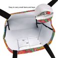thumbnail image 6 of FORMRS Womens Canvas Tote Bag with Zipper Inner Pocket Shoulder Handbag, Art City, 6 of 7