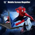 thumbnail image 6 of 12" Screen Magnifier - 3D HD Projector Screen for Smartphones - Black, 6 of 7