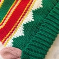 thumbnail image 5 of Rdhnmea Christmas Elf Hat Striped Knit Christmas Hat Adults Elf Ears Ball Beanie Hat Winter Cap for Holiday New Years Xmas Party, 5 of 5