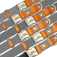 thumbnail image 3 of Collar de perro personalizado Nylon Pu cuero perros hebilla collares antipérdida etiqueta de identificación Placa de nombre ajustable para perros pequeños medianos grandes (hy), 3 of 4