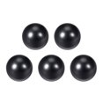 thumbnail image 1 of Unique Bargains 5Pcs Thermoset Ball Knob M8 Female Threaded Machine Handle 25mm Diameter Smooth Rim Black, 1 of 2