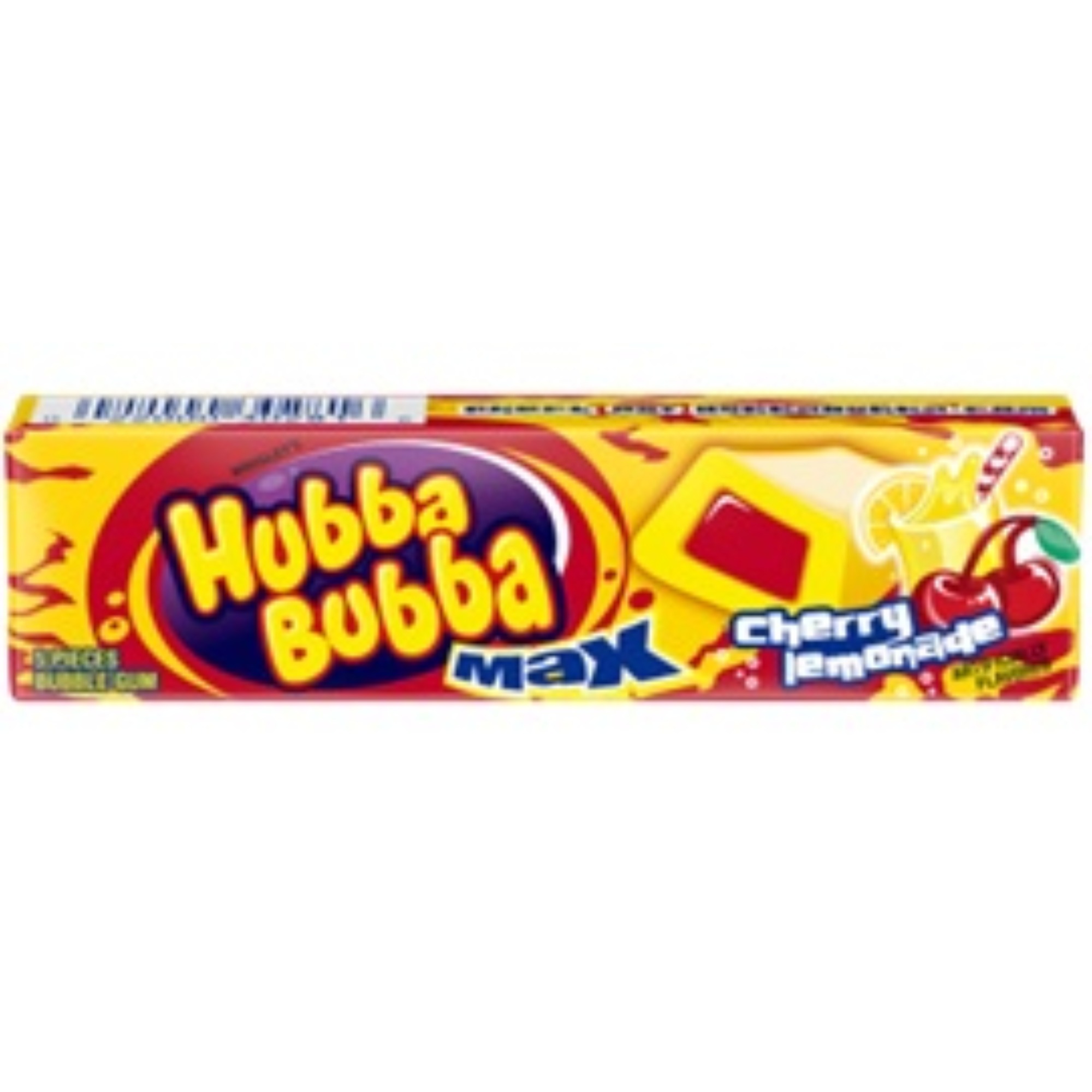 Hubba Bubba Max Bubble Gum CHERRY LEMONADE 5 PC 18 COUNT