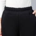 thumbnail image 5 of Jsaierl Women's Fleece Lined Leggings High Waist Warm Thick Tights Thermal Sherpa Pants Soft Cozy Yoga Legging, 5 of 9
