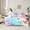 Blue Yellow, variant on Manfei Cartoon Butterfly Animal 7-Piece Bedding Comforter Set, Blue Purple Dreamy Rainbow King Bedding Sets, Teens Kids Boys Girls Reversible Bed Sheets, Breathable Home Decor