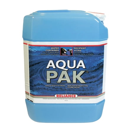 UPC: 0060823891001 | Reliance Products Aqua-Pak 5 Gallon Plastic Drinking Water Container Storage Jug