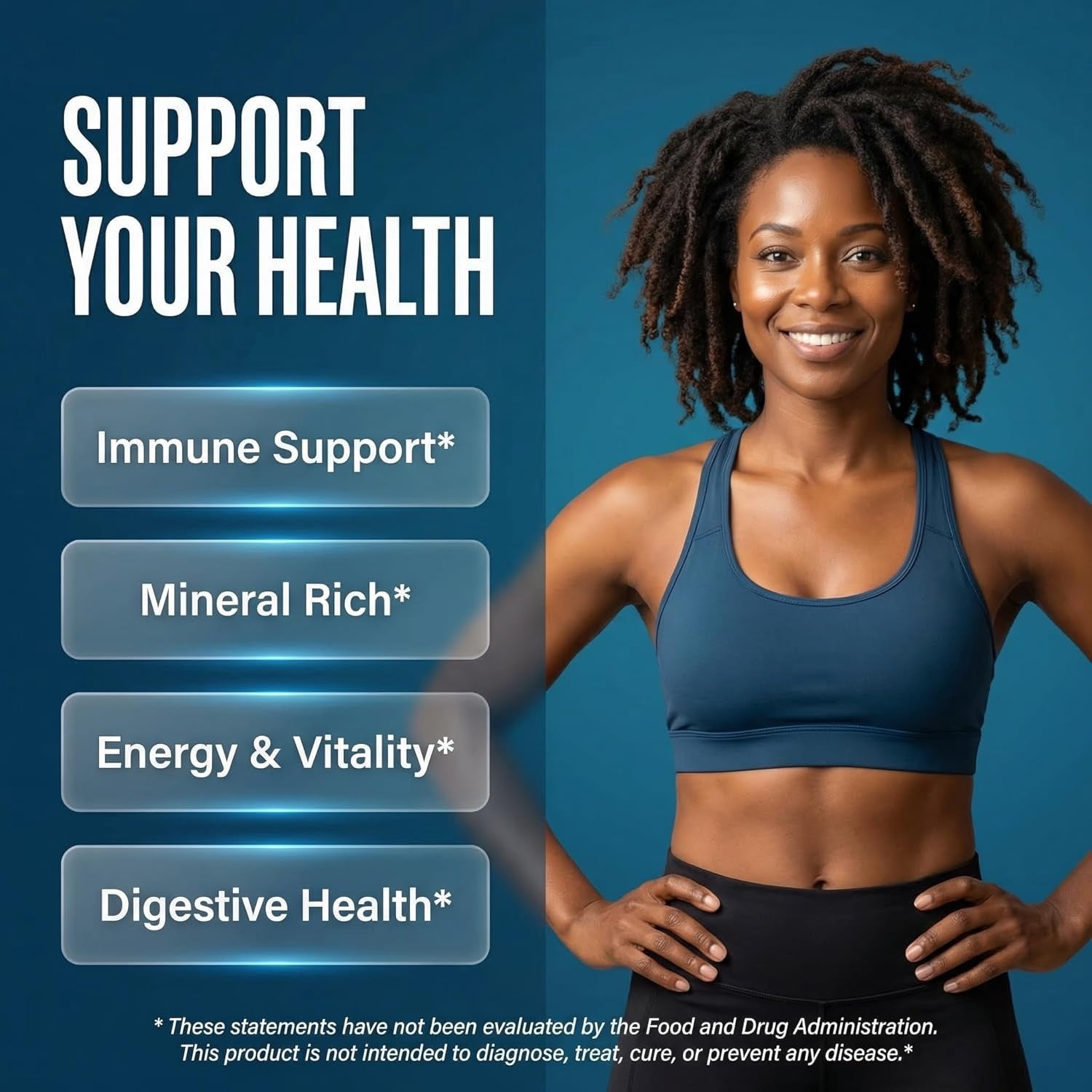Clean Nutra MultiMineral Sea Moss Capsules 2 Pack - Black Seed Oil Ashwagandha Turmeric Bladderwrack Burdock Root Vitamin C D3 Elderberry Iodine Chlorophyll