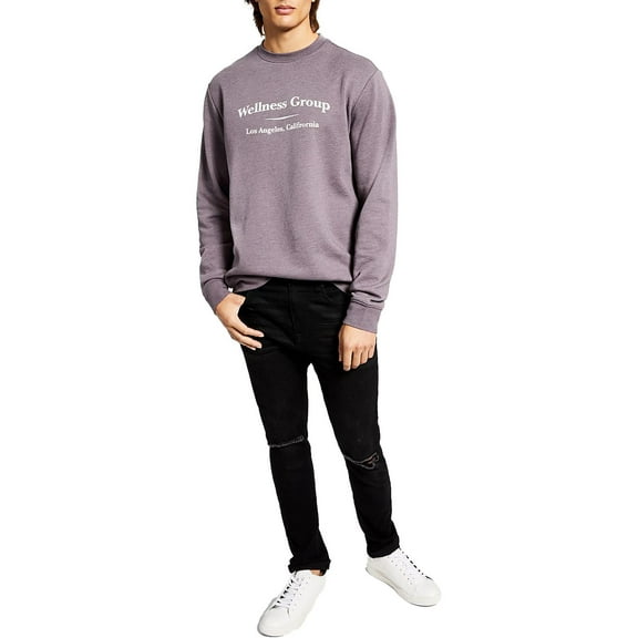 And Now This Mens Fleece Crewneck Sweatshirt