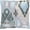 Ice Blue, Sage, White / Irlam, variant on Hauteloom Zusez Throw Pillow