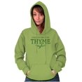 thumbnail image 4 of Look At Thyme Green Thumb Gardening Hoodie Sweatshirt Women Brisco Brands L, 4 of 6