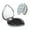 Heart Shape, variant on Picia Turtles And Goldfish for Compact Vanity Mirror , Travel Makeup Mirror , Portable Magnifying Cosmetic Mirror for Daily, Work, Business-Square