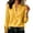 Yellow, variant on Women's Plus Size Plaid Shirts V Neck Long Sleeve Loose Tunic Tops Business Casual Tops Basic Blouse Layering Shirt Fall Outfit Yellow