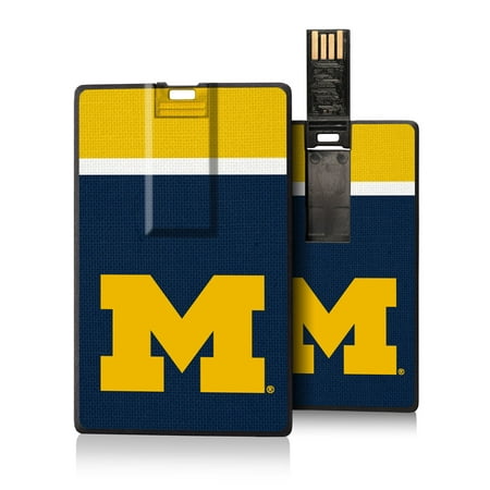 Michigan Wolverines Stripe Credit Card USB Drive (Best Drives In Michigan)