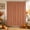 Burnt orange, variant on Solid Color Shower Curtain, Waterproof Shower Curtains for Bathroom, Modern Minimalist Linen Texture Burnt Orange Washable Fabric Bathtub Curtain Set Bath Decor with 12 Hooks 72"x78"