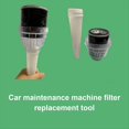 thumbnail image 4 of Automotive Funnels Anti-Scalding Freedom Funnel Anti-Scalding Spill-Free Oil Filter Funnel for Car Repair Outdoor,1 * Machine filter funnel,White, 4 of 5