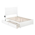 thumbnail image 2 of AFI NoHo Wood Full Bed with Footboard and Twin Trundle in White, 2 of 5