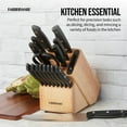thumbnail image 5 of Farberware Edgekeeper 16-Piece Triple-Rivet Cutlery Block Set with Built-in Sharpener, Black, 5 of 8