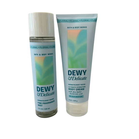 Bath & Body Works Dewy & Delicate Mist & Body Cream
