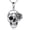 Flower Skull, variant on Bat Necklace 925 Sterling Silver Witchy Gifts Bat Goth Jewelry for Women Halloween