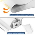 thumbnail image 3 of Biltek Blackout Window Shades Cordless Window Blinds with Spring Lifting System for Home & Office, 20 x 72 Inch, White, 3 of 8