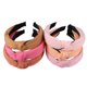 thumbnail image 1 of Unique Bargains 6 diademas para el pelo, diadema anudada ancha para mujer y niña, color rosa, naranja, marrón, 1,18 pulgadas de ancho, 1 of 7