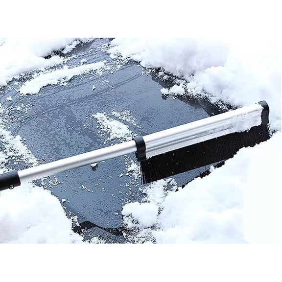 Musatteng Qisan 16" 24" Snow Brush And Ice Scrapers For Car Windshield Cleaning Extendable Ice Scraper With Foam Grip | Snow Brush For Car Accessories | Truck Snow Brush | Windshield Snow R Cat
