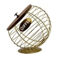 thumbnail image 2 of Soporte para cápsulas de café, soporte decorativo para cápsulas de espresso, ideal para cafeterías y hoteles. Oro 20cmx21cm, 2 of 9