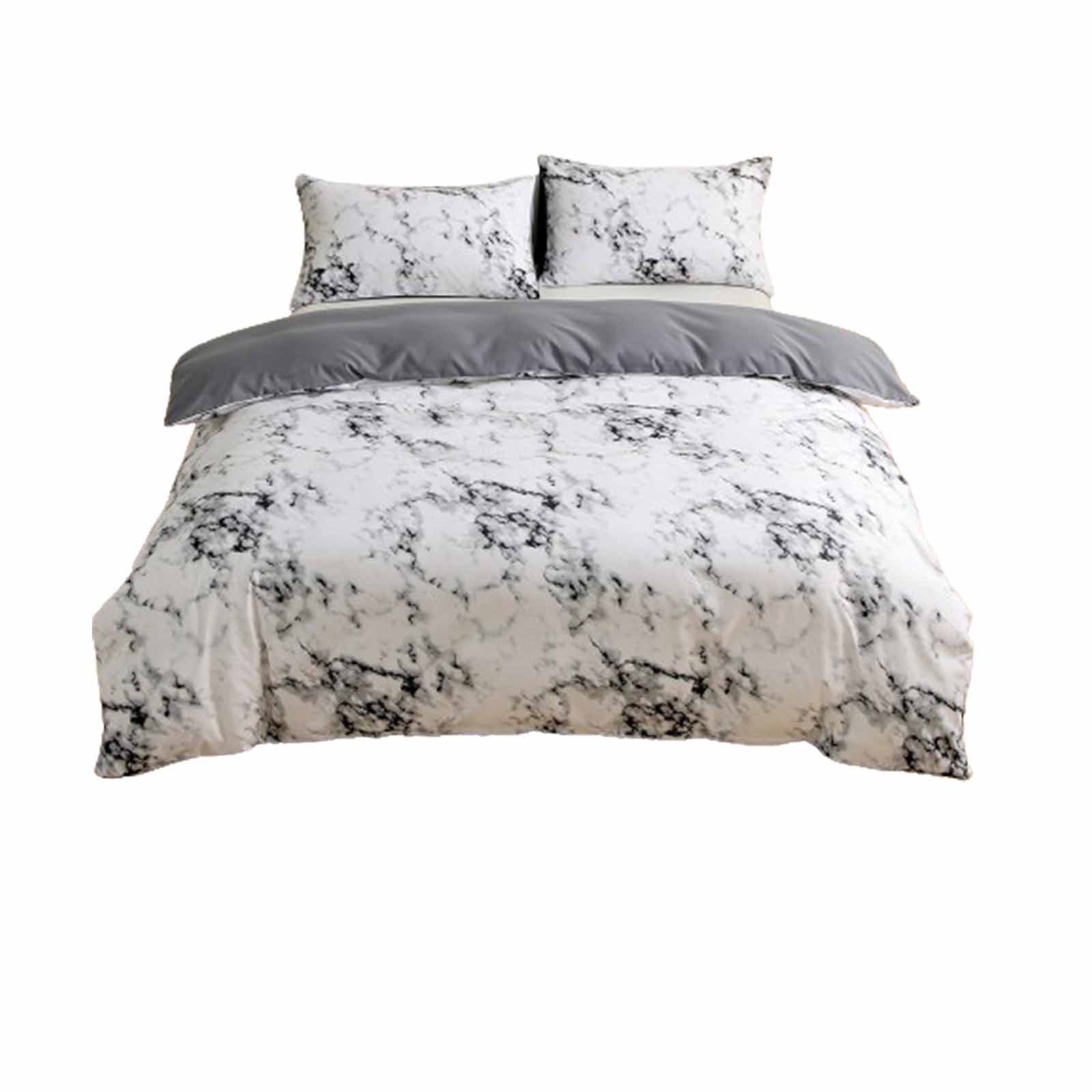 Queen Bedding Set under $5! Yannianjz King Size Bedding Set 3 Piece, Plain Color Duvet Cover Set with Pillow Shams, Hotel Quality Bed Sheet Set, Wrinkle Free Comforter Cover for Master Bedroom