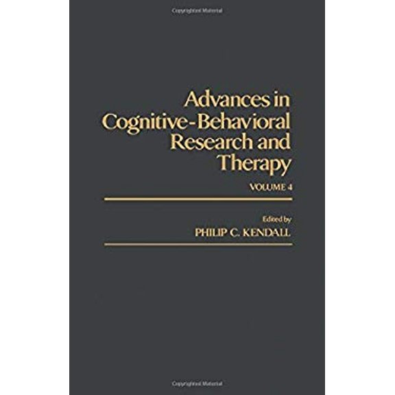 Pre-Owned Advances in Cognitive-Behavioral Research and Therapy (Hardcover) 9780120106042