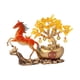 thumbnail image 4 of Figura de caballo, escultura animal, obra de arte, regalo novedoso para amantes, adorno de escritorio Rojo, 4 of 9