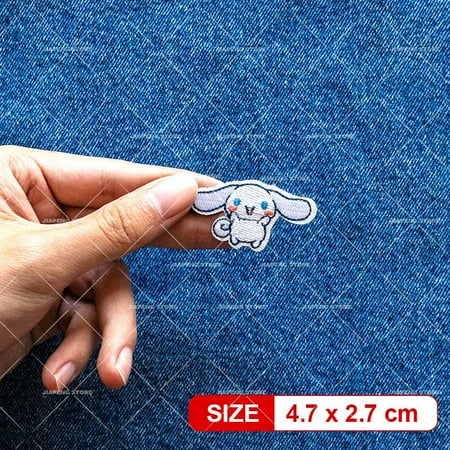 Cinnamoroll Iron on Embroidered patches For Clothes Hot Anime Cartoon Cute Sanrio Ironing Patch On Bags Applique Decor Badge DIY