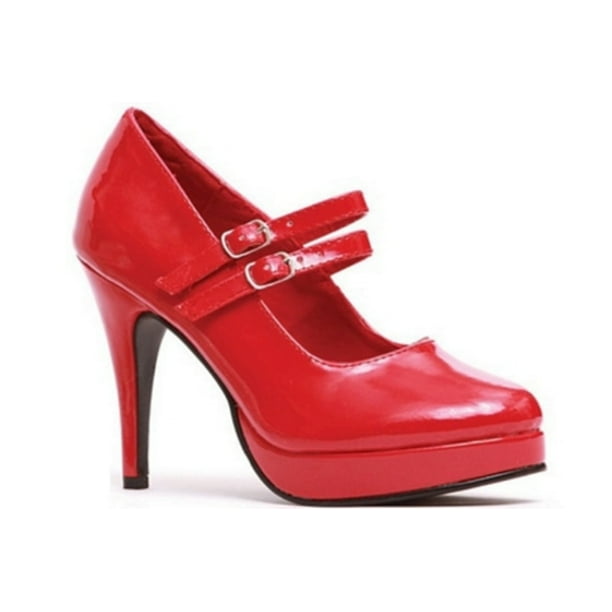 ELLIE SHOES - Red Red Double Strap Mary Jane Ellie Shoes 421-Jane Red ...