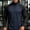 Navy, variant on Mens Big & Tall Lightweight Quick Dry Muscle Quarter Zip Long Sleeve Shirts Workout Running Gym Athletic Slim Fit Sun Protection Track Jackets Size M-4XL Black