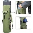 thumbnail image 5 of Multifunction Fishing Pole Bag - Waterproof Rod Reel Bag Carrier Case, Durable Canvas Tackle Large Storage Gift for Men Travel, Khaki, 5 of 14