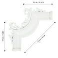 thumbnail image 2 of Eease 4pcs Decorative Ceiling Molding Corners for Indoor Decor, 2 of 6