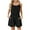 Black, variant on Timegard Rompers for Women Scoop Neck Elastic Waist Short Jumpsuit Casual Comfy Solid Color Outfits