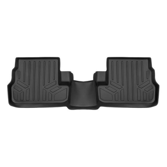 SMARTLINER Custom Fit Floor Mats 2nd Row Liner Black Compatible With 2015-2019 Lincoln MKC