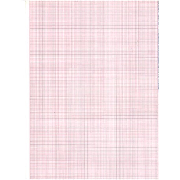 Ecg Paper for Quinton with Part#30146-001/2 (210mm X 300mm X 200sh) - RED (10)