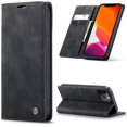 thumbnail image 1 of Funda tipo cartera con tapa para iPhone 12/12 Pro, funda magnética de cuero con tarjetero y soporte, resistente, de TPU a prueba de golpes, 1 of 7