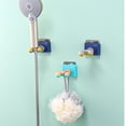thumbnail image 2 of Inteprter Soporte de cabezal de ducha montado en la pared sin perforaciones Ángulo antideslizante de alta resistencia Soporte de cabezal de ducha Juegos de accesorios de baño Naranja Inteprter HA066799-02, 2 of 6